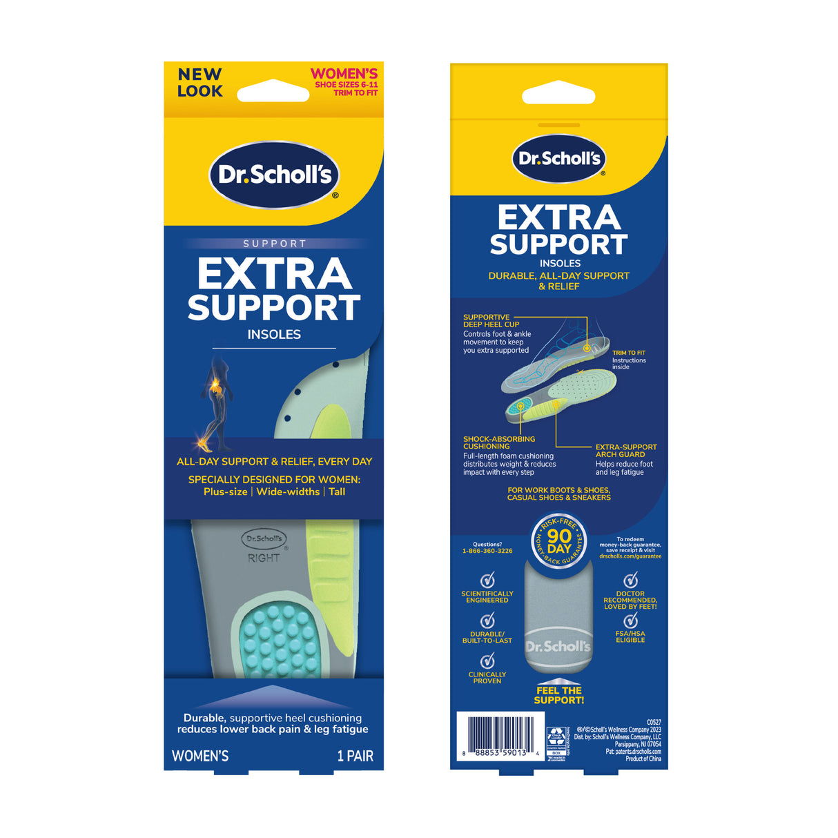 image of women's extra support insole