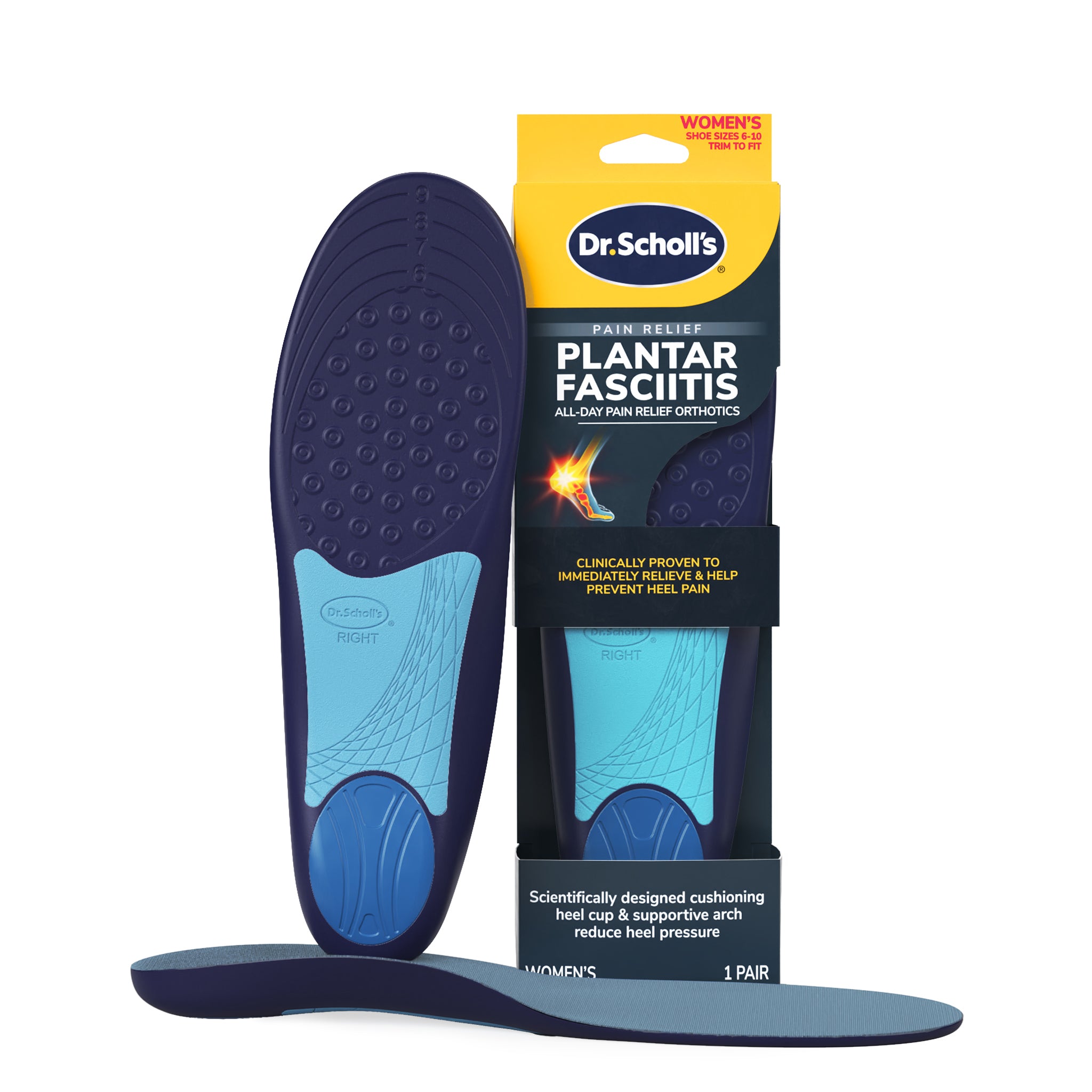 Plantar Fasciitis All-Day Pain Relief Orthotics – DrScholls