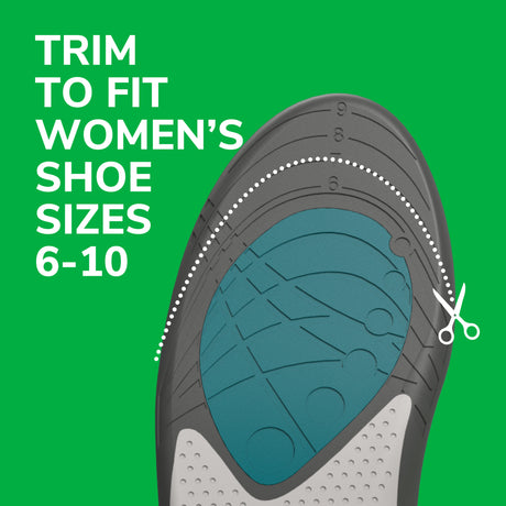 image of trim to fit women's shoe sizes 6-10