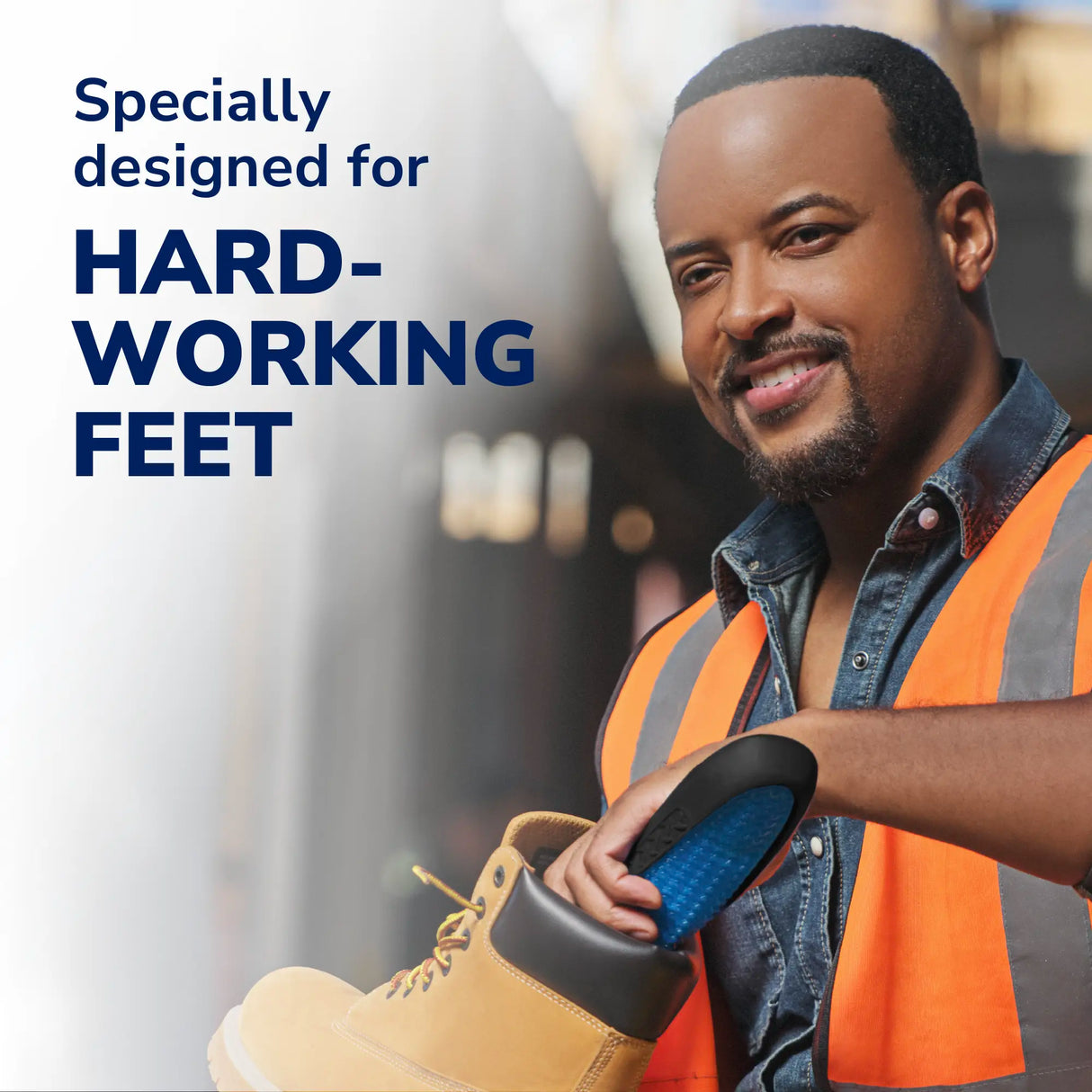 Work Insoles with Massaging Gel®