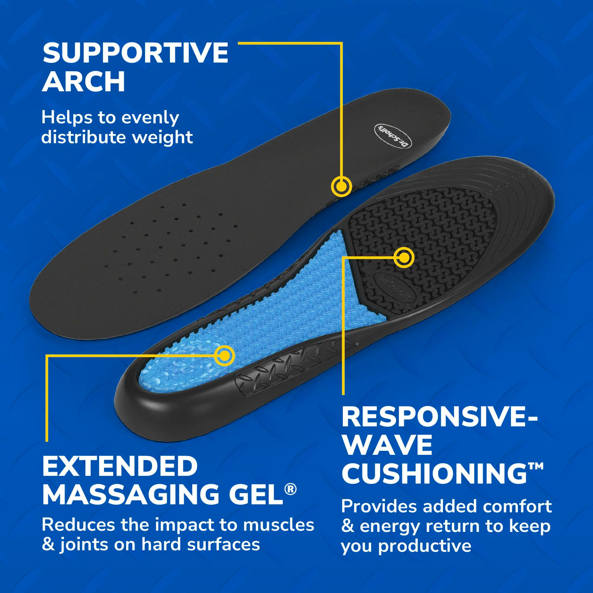 Work Insoles with Massaging Gel®