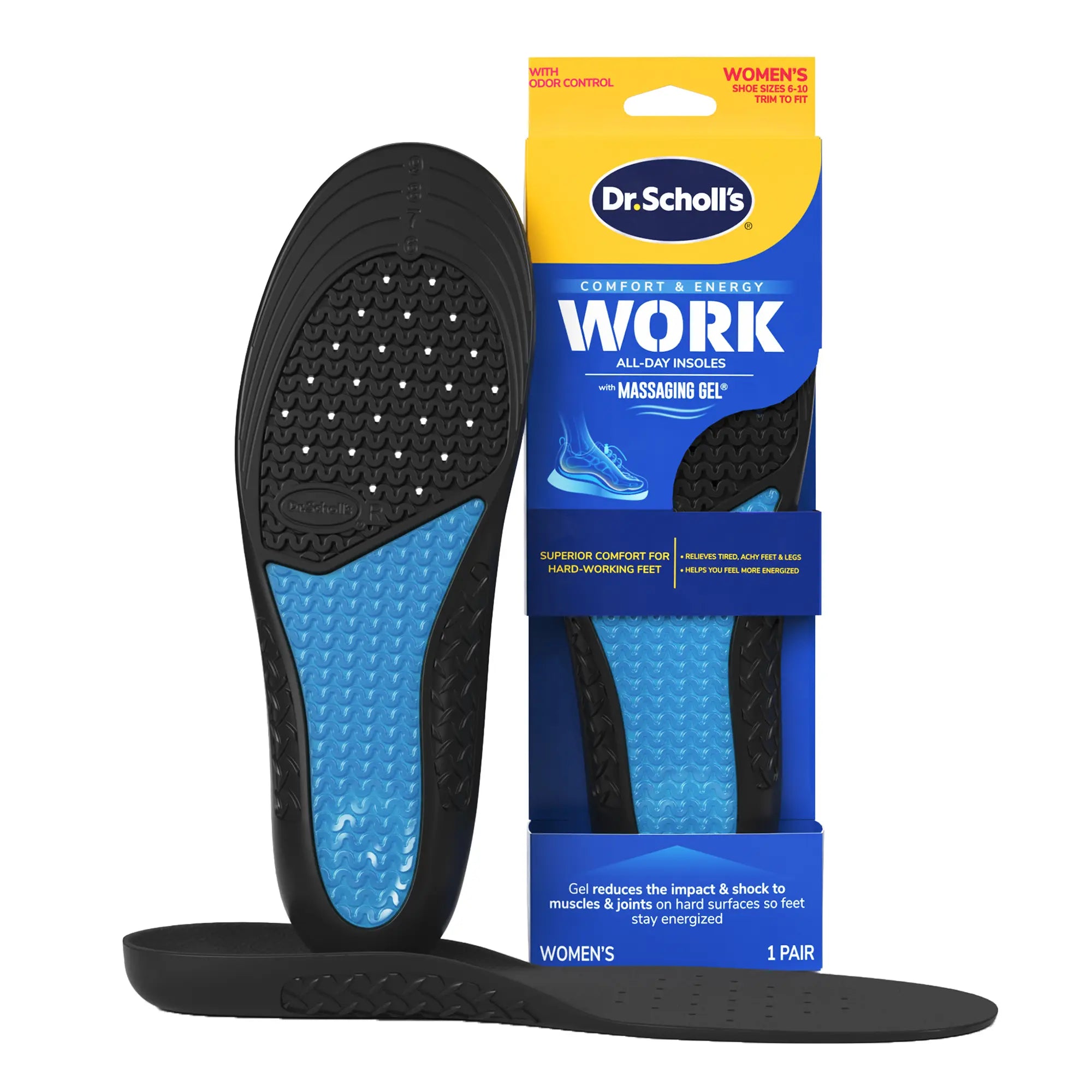 Gel Insoles Best Orthotics For Standing All Day RENESMEE Shoe