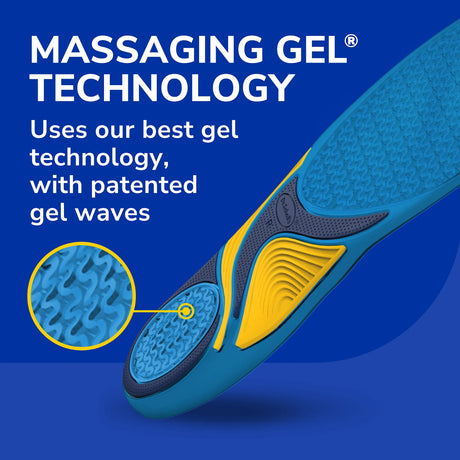 Energizing Comfort with Massaging Gel® Insoles