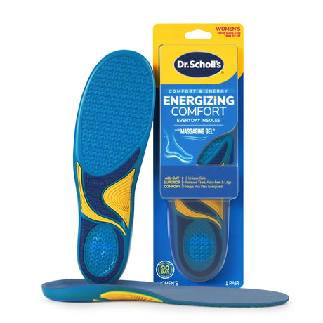 Energizing Comfort with Massaging Gel® Insoles