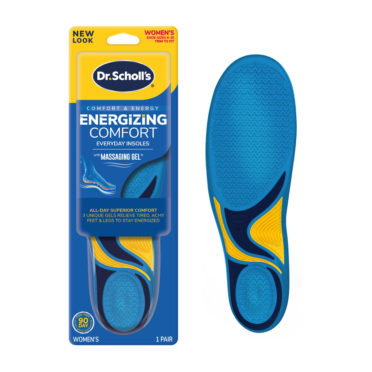 Energizing Comfort with Massaging® Gel Insoles - Main Image