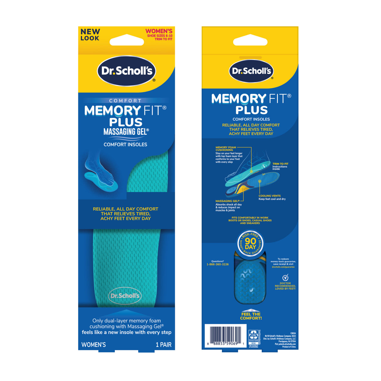 image of memory fit plus insole
