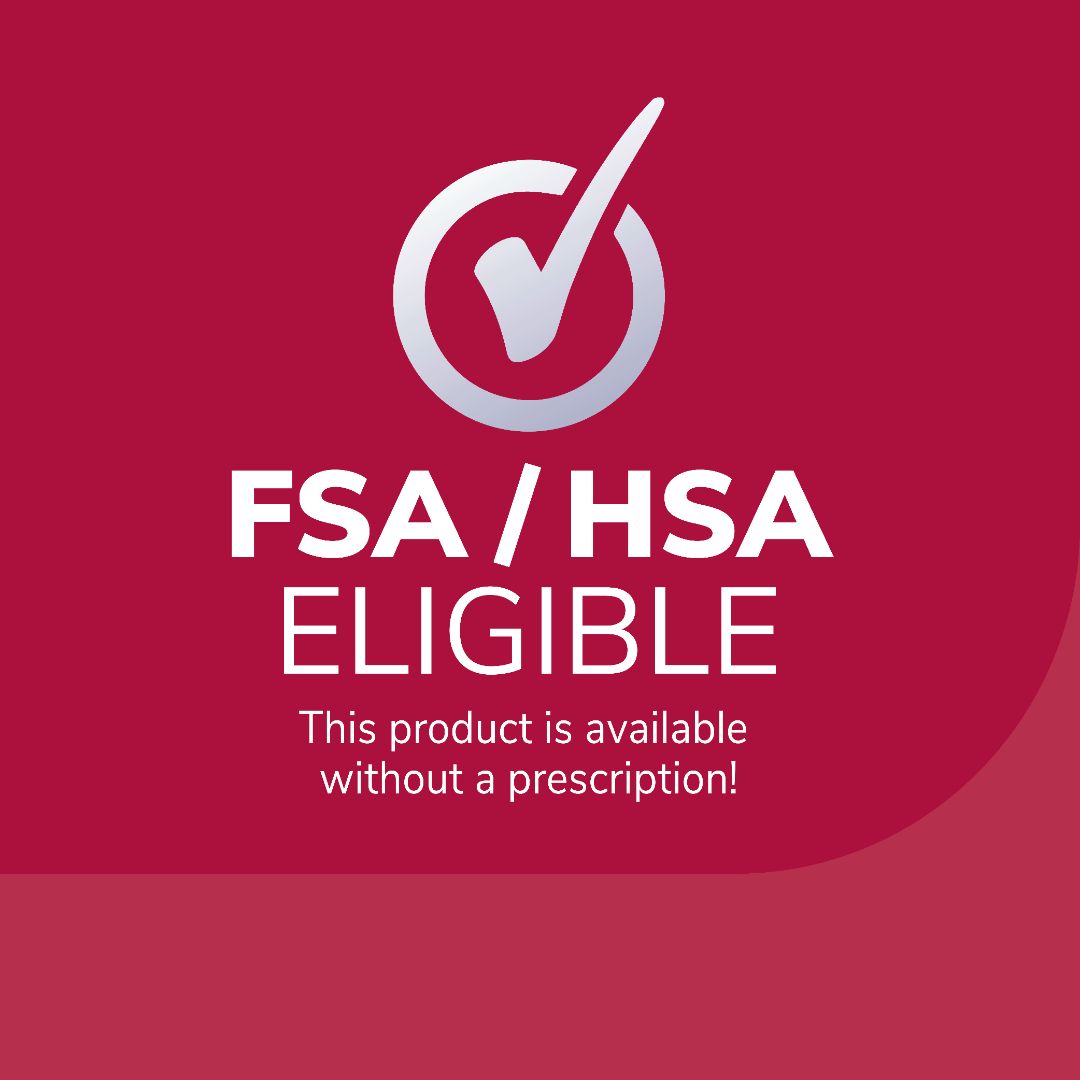 FSAs/HSA eligible blister pain relief kit badge