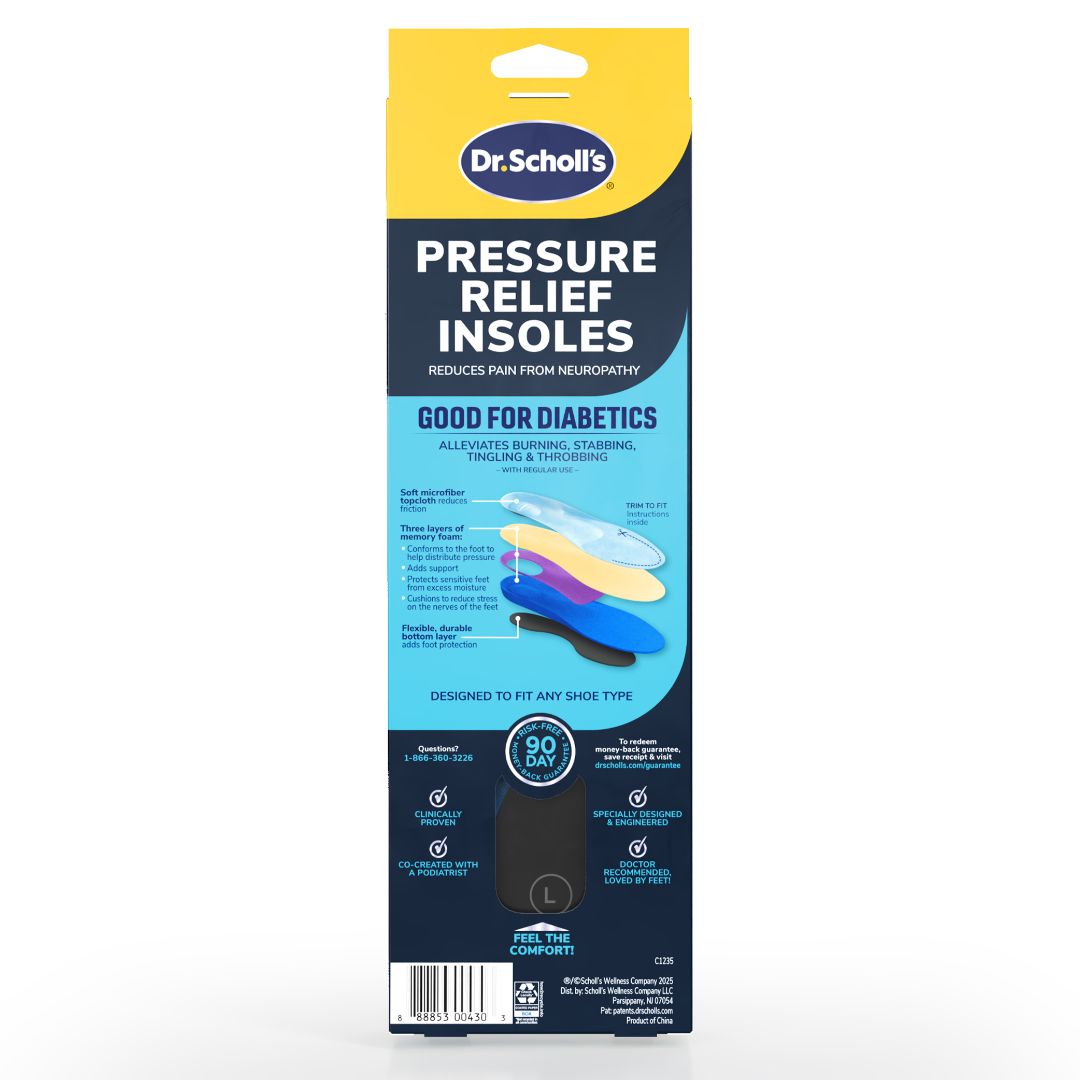Pressure Relief Diabetic Neuropathy Insoles