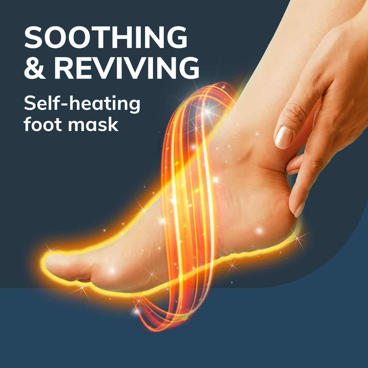 image of soothing and reviving self-heating mask