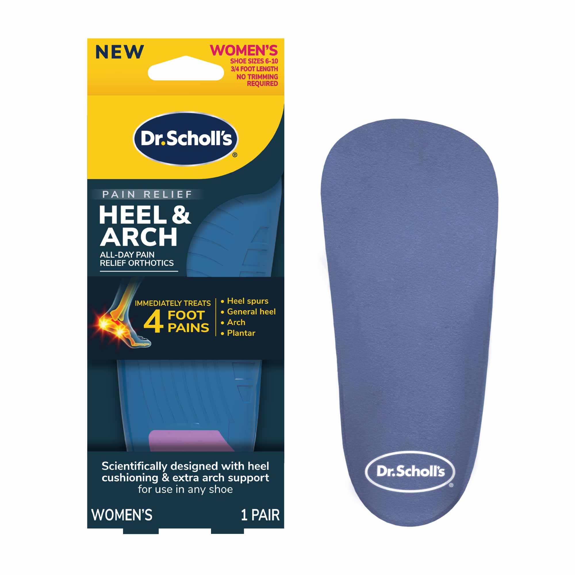 Heel & Arch All-Day Pain Relief Orthotics – DrScholls