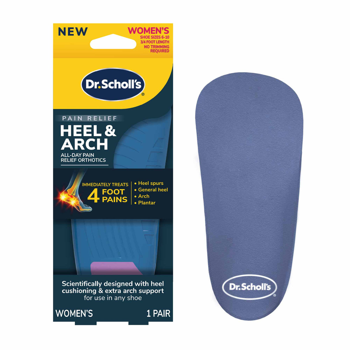 Heel & Arch All-Day Pain Relief Orthotics – DrScholls