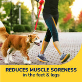 image of reduces muscle soreness in the feet & legs