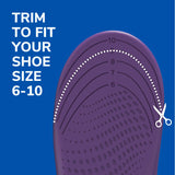 image of trim to fit your shoe size 6-10