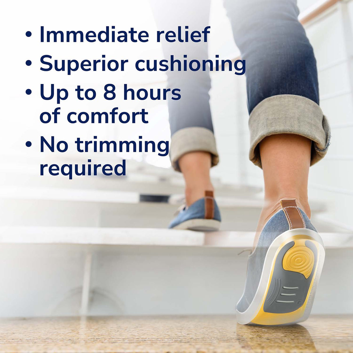 Custom FiT® Pain Relief Orthotic Inserts 3/4 Length