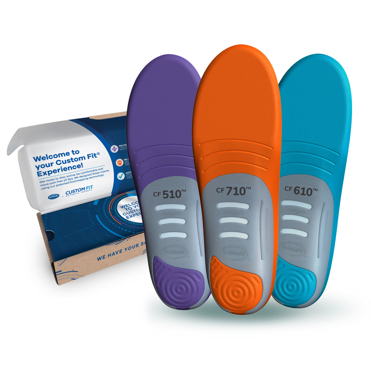 Custom FiT® Comfort Insoles Full Length DrScholls