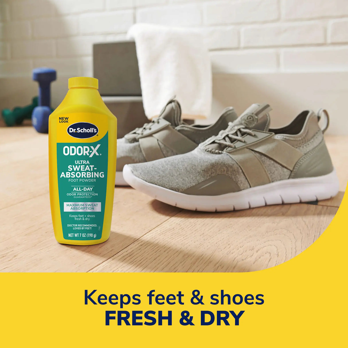 Odor-X® Ultra Sweat-Absorbing Foot Powder