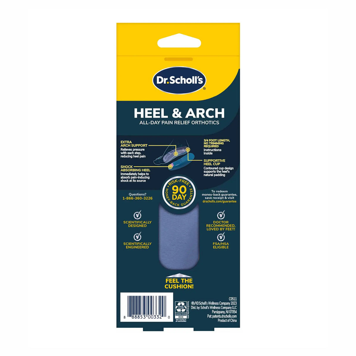 Heel & Arch All-Day Pain Relief Orthotics
