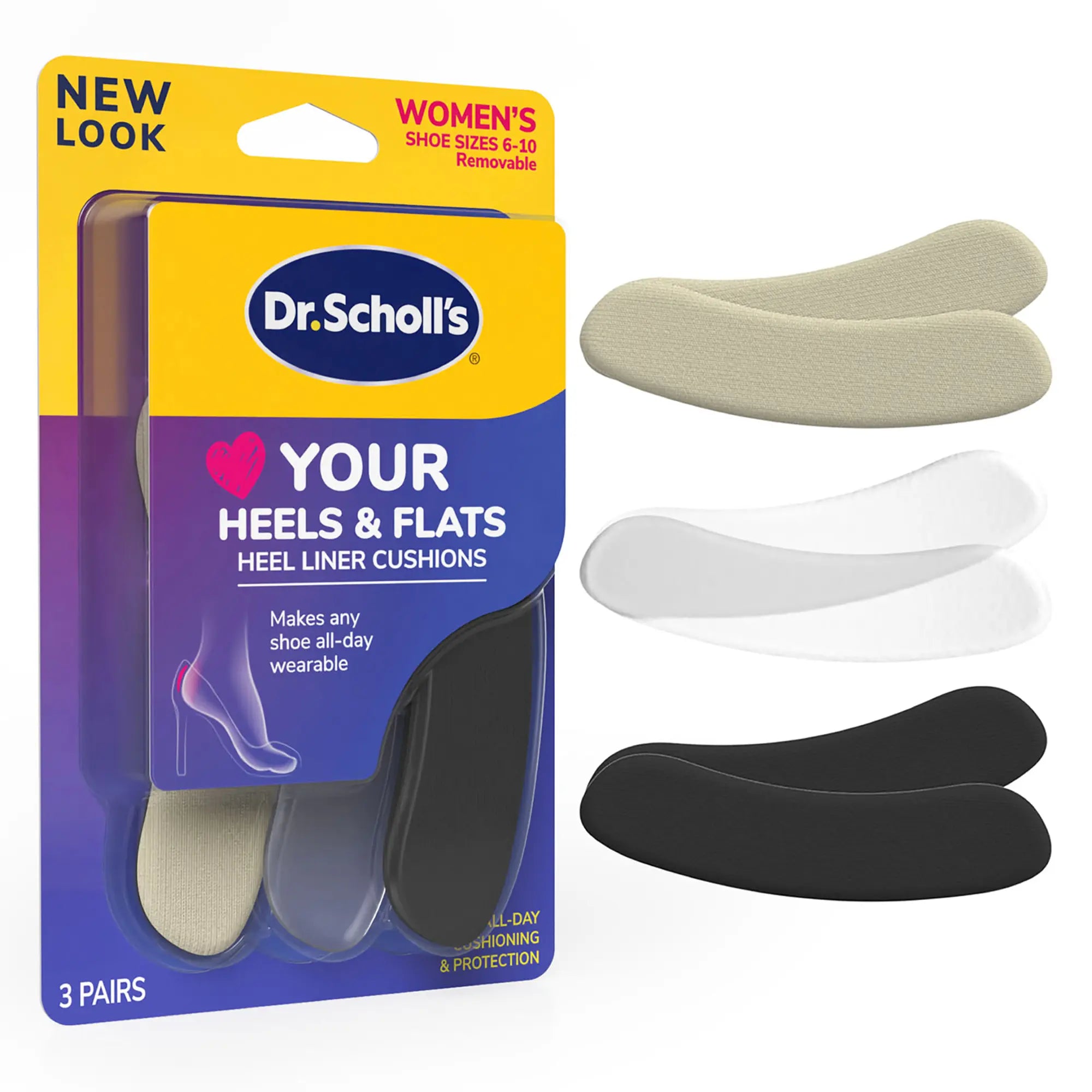 Love Your HEELS FLATS Heel Liner Cushions – DrScholls