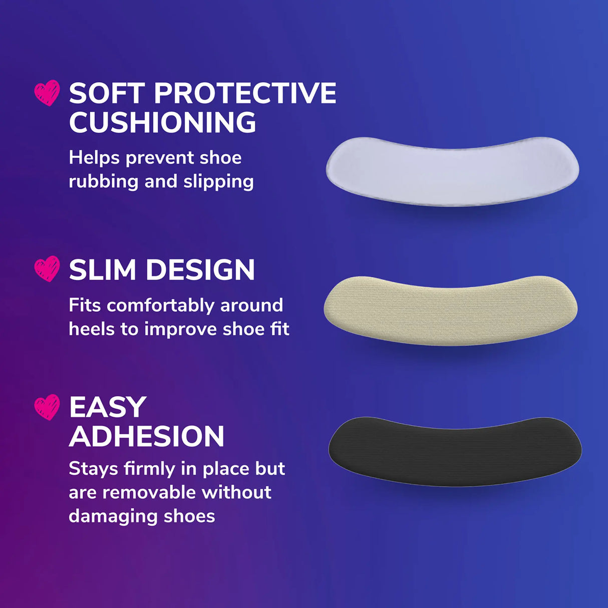 Love Your HEELS & FLATS Heel Liner Cushions