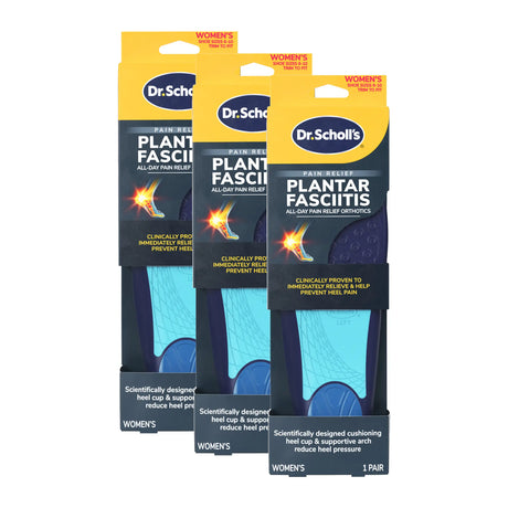 Plantar Fasciitis All-Day Pain Relief Orthotics (3 Pack)