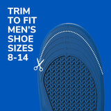 Extra Comfort All-Day Insoles with Massaging Gel® Men's