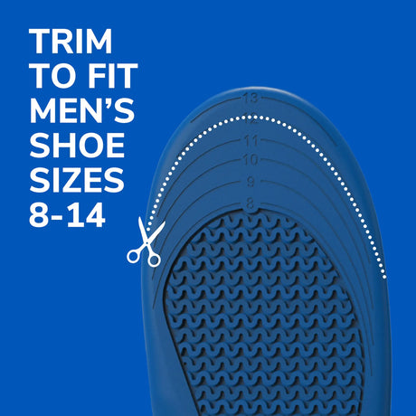 Extra Comfort All-Day Insoles with Massaging Gel® Men's
