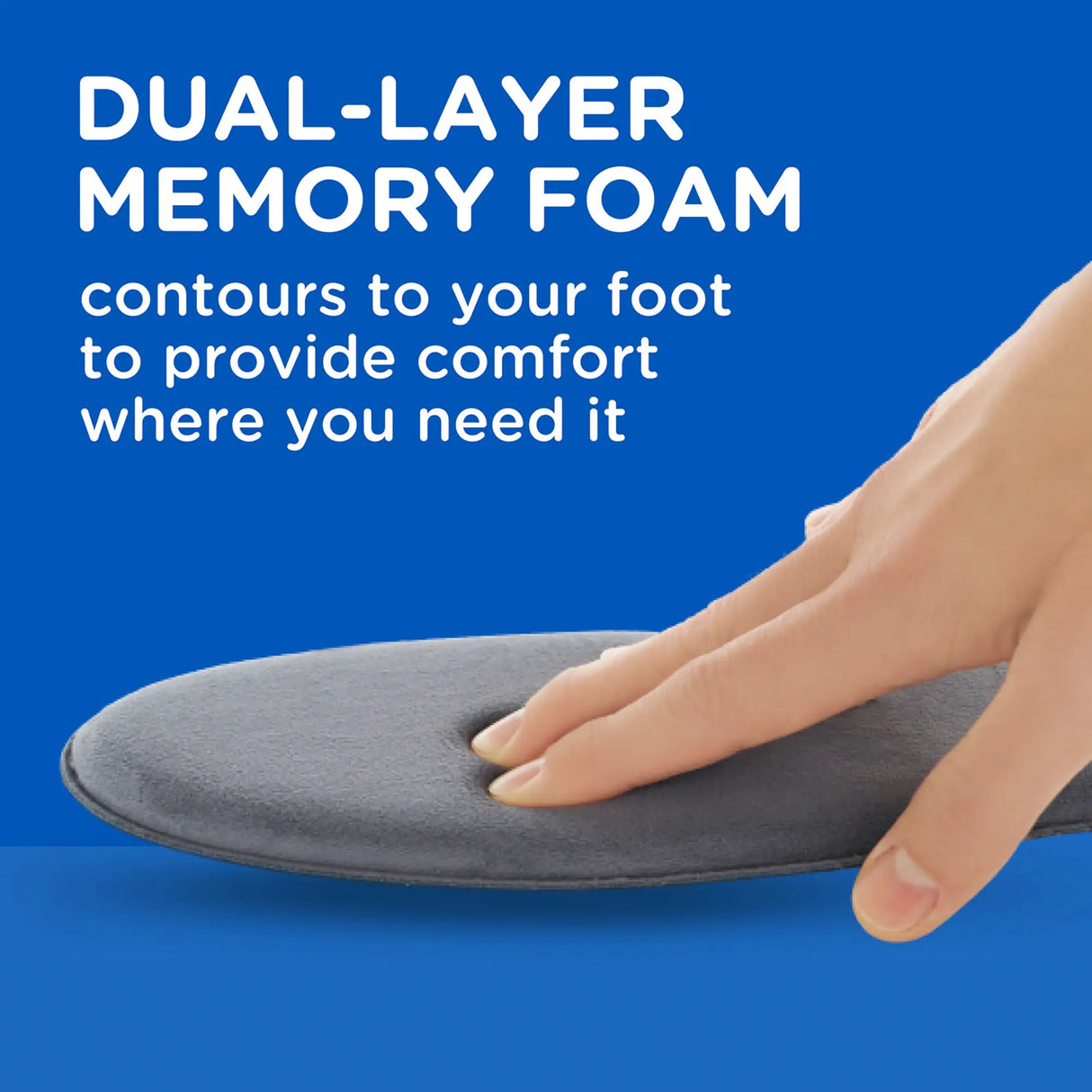 Cushy Comfort with Memory Foam Insoles