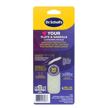 Love Your FLATS & SANDALS 3/4 Length Insoles