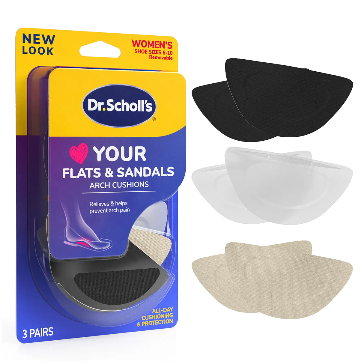 Love Your FLATS & SANDALS Arch Cushions