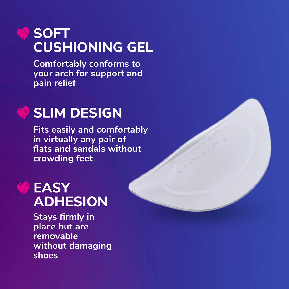 Love Your FLATS & SANDALS Arch Cushions