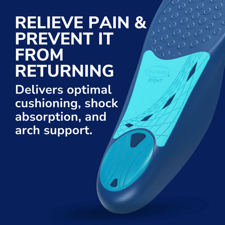 Plantar Fasciitis Pain Relief Sized to Fit Insoles